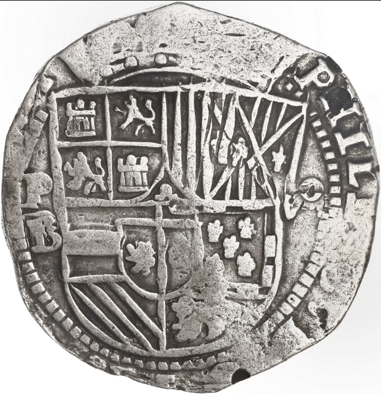 Bolivia 8 Reales 1598-1603 "Atocha Research Collection" PCGS VF 3