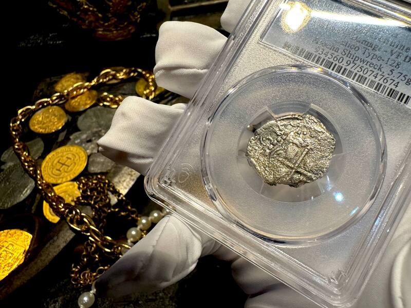 ​Bolivia 2 Reales 1618 "Atocha 1622 Shipwreck" PCGS VF 12