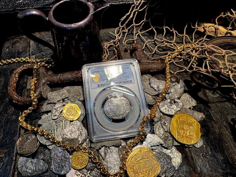Bolivia 2 Reales 1598-1617 "Atocha 1622 Shipwreck" PCGS VF 9