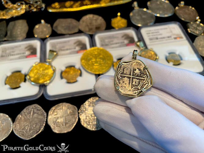 Bolivia 2 Reales 1598-1621 "Philip III" 18kt Bezel