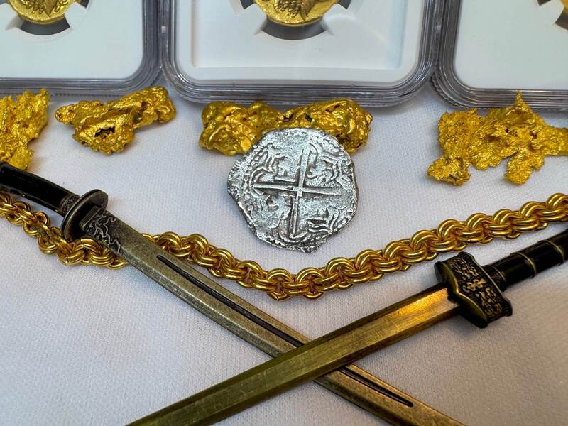 Bolivia 2 Reales "Atocha 1622 Shipwreck" Chest #1825 15