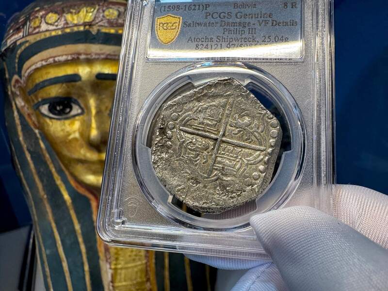 Bolivia 8 Reales 1598-1621 "Atocha Research Collection" PCGS VF 8