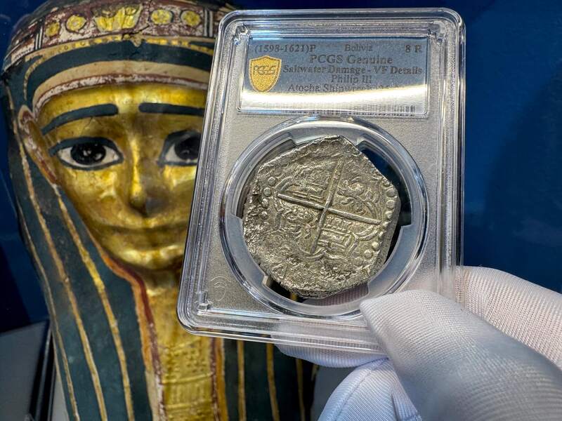 Bolivia 8 Reales 1598-1621 "Atocha Research Collection" PCGS VF 17