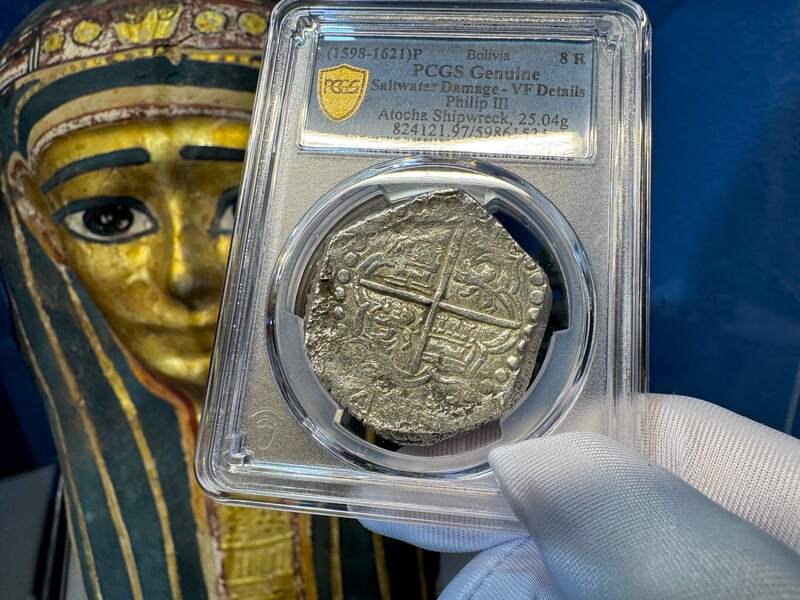 Bolivia 8 Reales 1598-1621 "Atocha Research Collection" PCGS VF 18