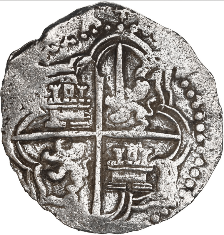 Bolivia 8 Reales 1598-1621 "Atocha 1622 Shipwreck" PCGS XF 3