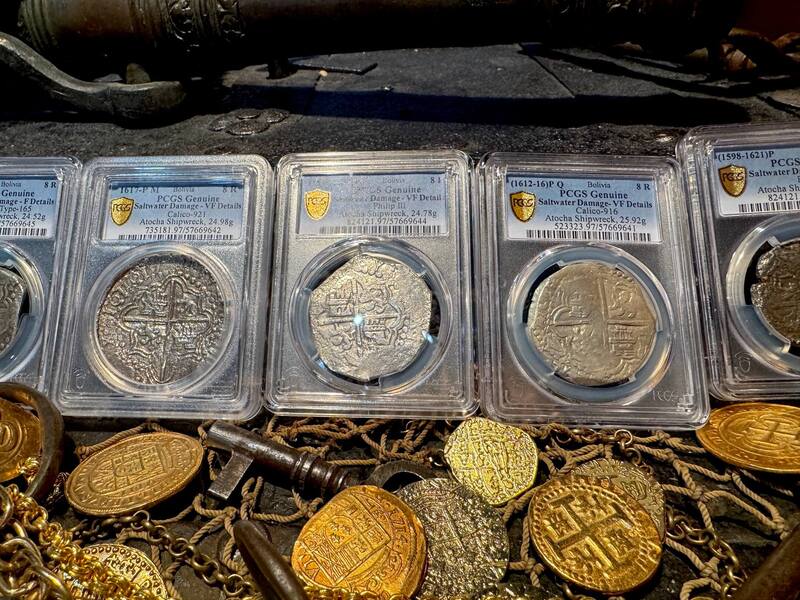 Bolivia 8 Reales 1598-1621 "Atocha 1622 Shipwreck" PCGS VF 14
