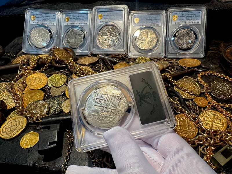 Bolivia 8 Reales 1598-1621 "Atocha 1622 Shipwreck" PCGS VF 9