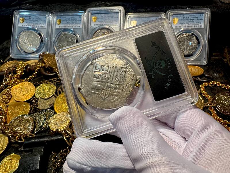 Bolivia 8 Reales 1598-1621 "Atocha 1622 Shipwreck" PCGS VF 12
