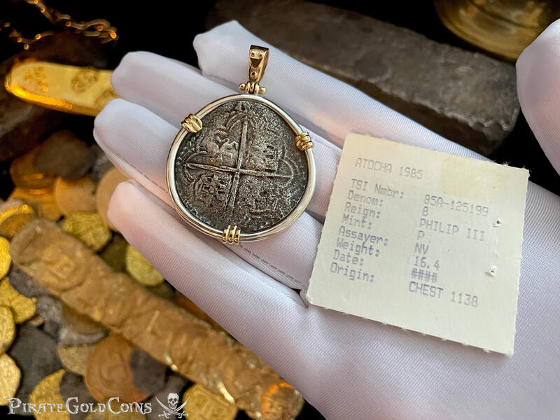 Bolivia 8 Reales 1598-1621 "Atocha 1622 Shipwreck" Pendant 8