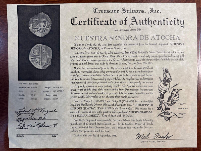 Bolivia 4 Reales 1598-1621 "Atocha 1622 Shipwreck" RAW 2