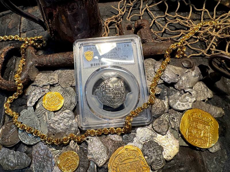 Bolivia 2 Reales 1603-12 "Atocha 1622 Shipwreck" PCGS 20 13