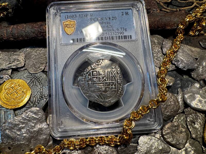 Bolivia 2 Reales 1603-12 "Atocha 1622 Shipwreck" PCGS 20 22