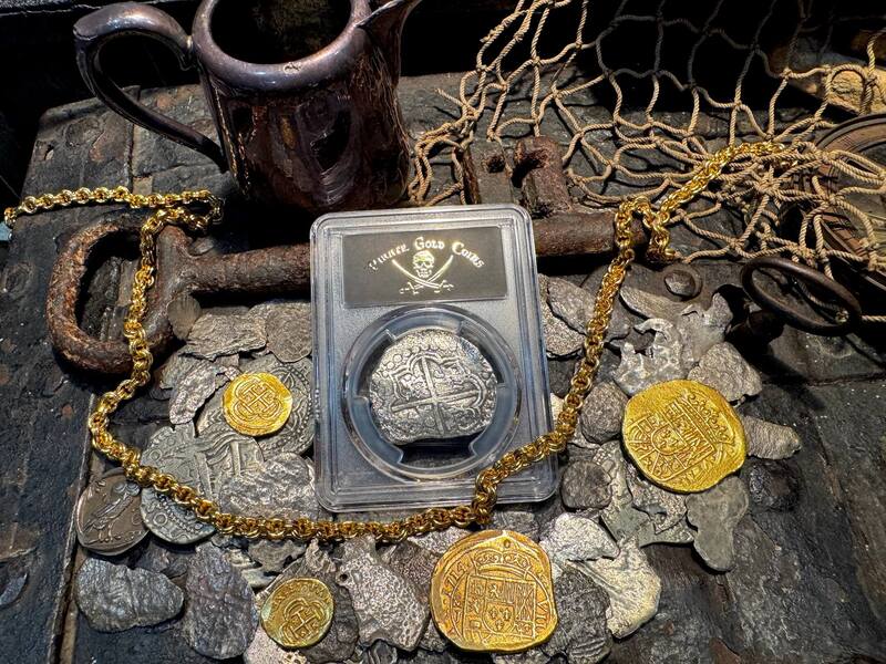 Bolivia 8 Reales 1617-21 "Atocha 1622 Shipwreck" PCGS F 11