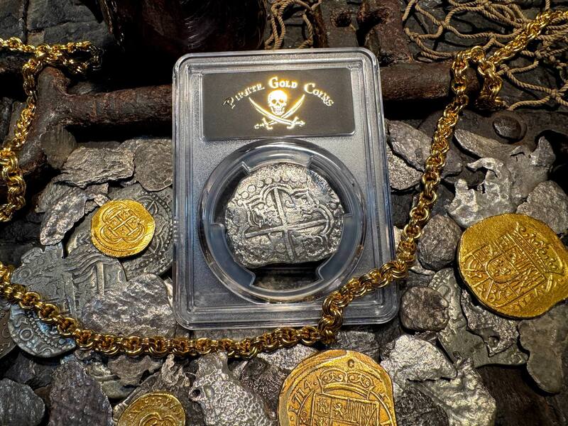Bolivia 8 Reales 1617-21 "Atocha 1622 Shipwreck" PCGS F 12