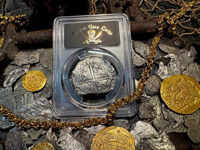 Bolivia 8 Reales 1617-21 "Atocha 1622 Shipwreck" PCGS F 7