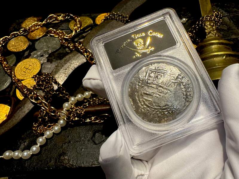 Bolivia 8 Reales 1617 "Atocha 1622 Shipwreck" PCGS VF 12