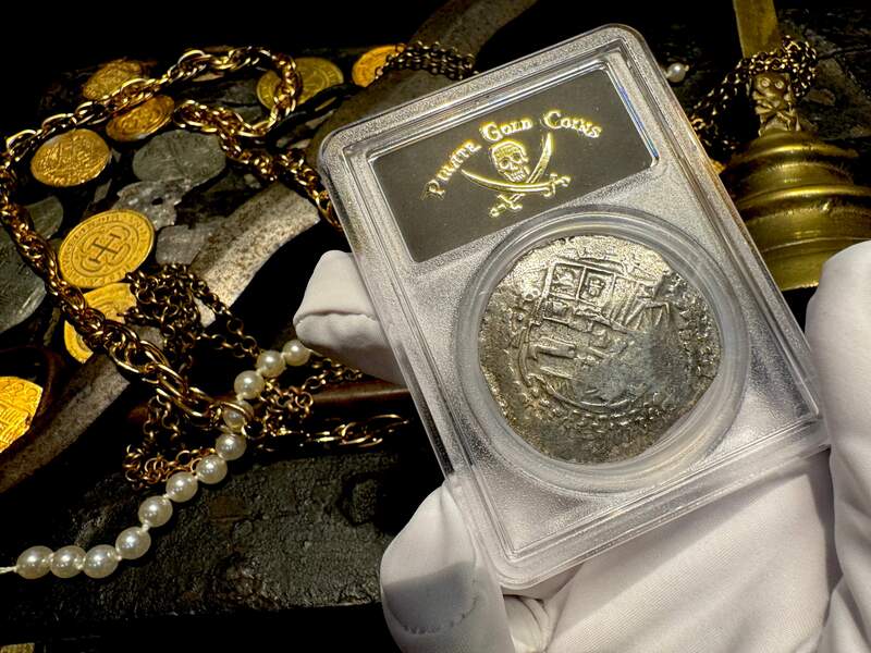 Bolivia 8 Reales 1617 "Atocha 1622 Shipwreck" PCGS VF 13