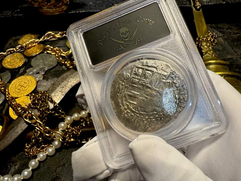 Bolivia 8 Reales 1617 "Atocha 1622 Shipwreck" PCGS VF 15
