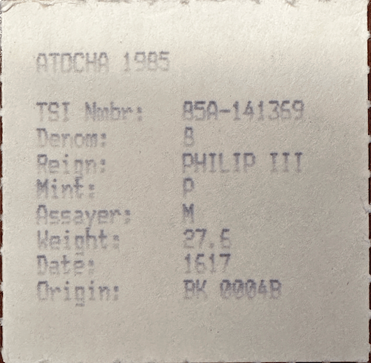 Bolivia 8 Reales 1617 "Atocha 1622 Shipwreck" PCGS VF 9