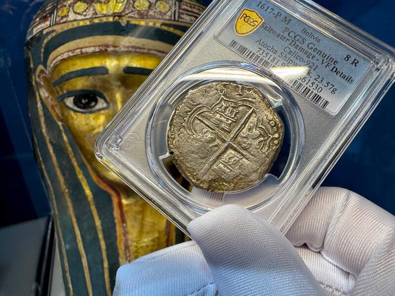Bolivia 8 Reales 1617 "Atocha Research Collection" PCGS VF 7