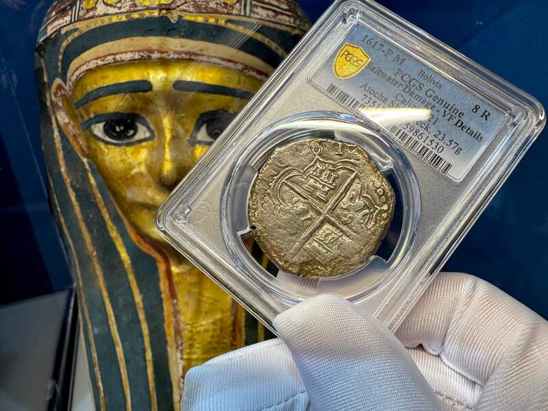 Bolivia 8 Reales 1617 "Atocha Research Collection" PCGS VF 8