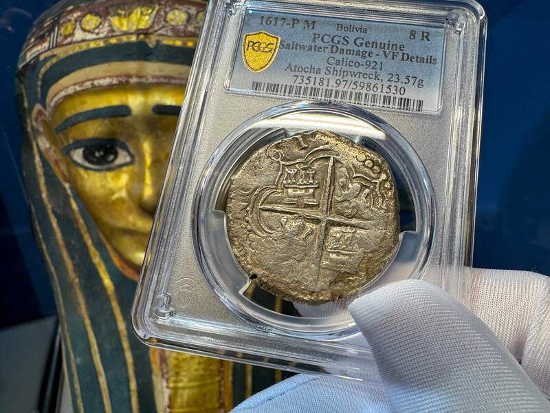 Bolivia 8 Reales 1617 "Atocha Research Collection" PCGS VF 5