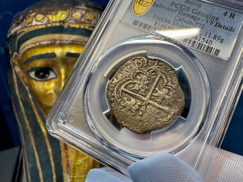 Bolivia 4 Reales 1617 "Atocha 1622 Shipwreck" PCGS VF 7