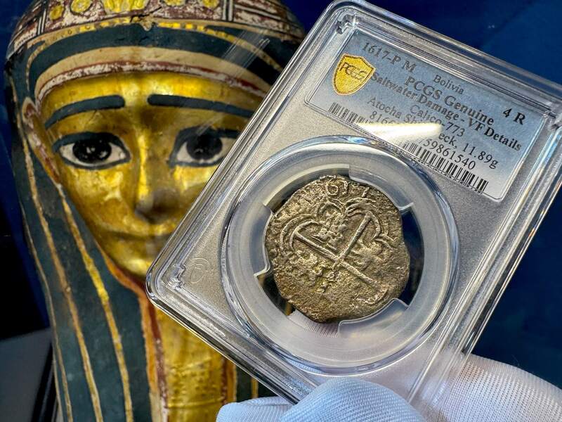 Bolivia 4 Reales 1617 "Atocha 1622 Shipwreck" PCGS VF 23