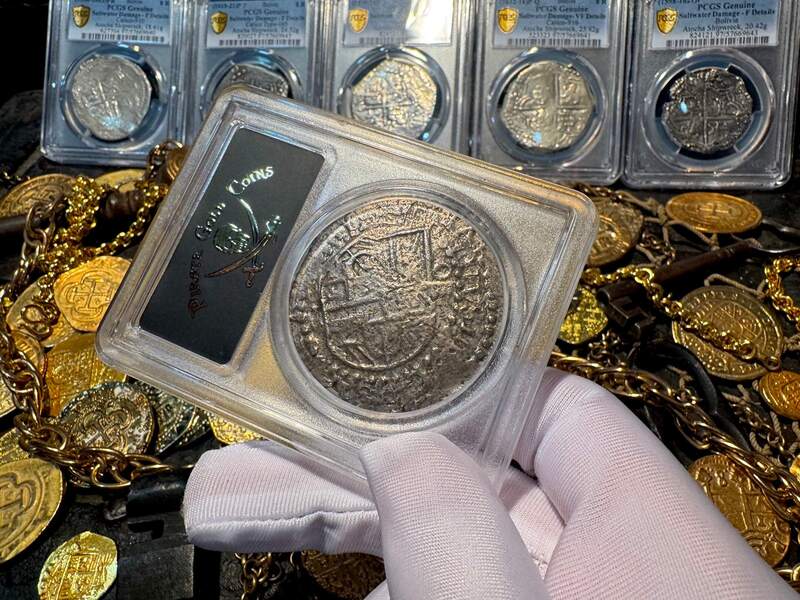 Bolivia 8 Reales (8) Digit Date 16171617 "Atocha 1622 Shipwreck" PCGS VF 21