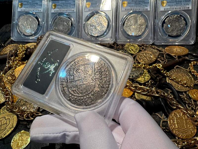 Bolivia 8 Reales (8) Digit Date 16171617 "Atocha 1622 Shipwreck" PCGS VF 16