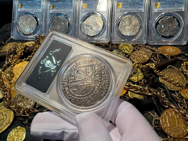 Bolivia 8 Reales (8) Digit Date 16171617 "Atocha 1622 Shipwreck" PCGS VF 24