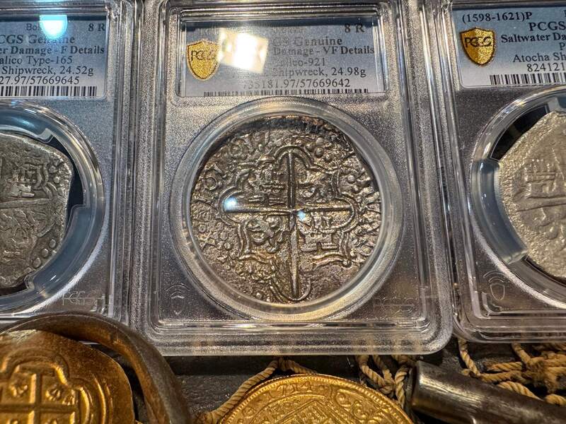 Bolivia 8 Reales (8) Digit Date 16171617 "Atocha 1622 Shipwreck" PCGS VF 18