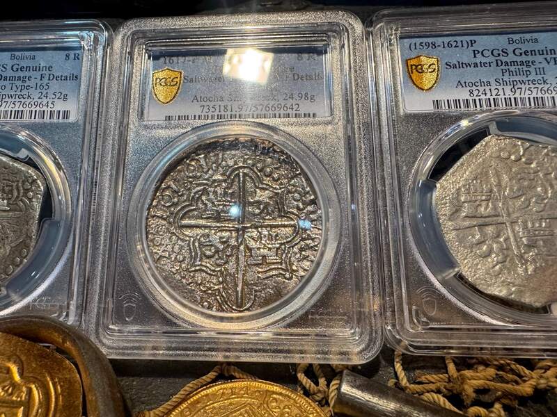 Bolivia 8 Reales (8) Digit Date 16171617 "Atocha 1622 Shipwreck" PCGS VF 19