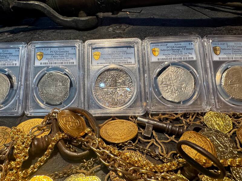 Bolivia 8 Reales (8) Digit Date 16171617 "Atocha 1622 Shipwreck" PCGS VF 39
