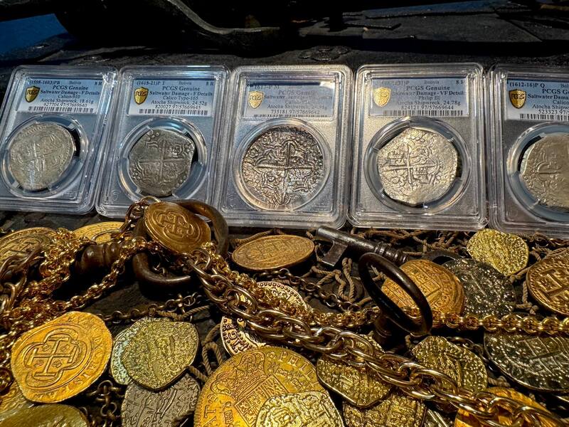 Bolivia 8 Reales (8) Digit Date 16171617 "Atocha 1622 Shipwreck" PCGS VF 40