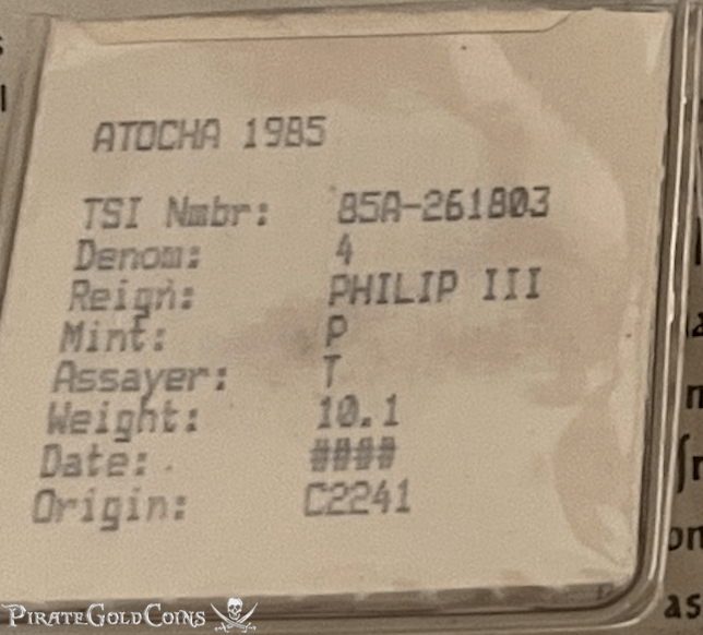 Bolivia 4 Reales 1618-20 "Atocha 1622 Shipwreck" PCGS AU 3