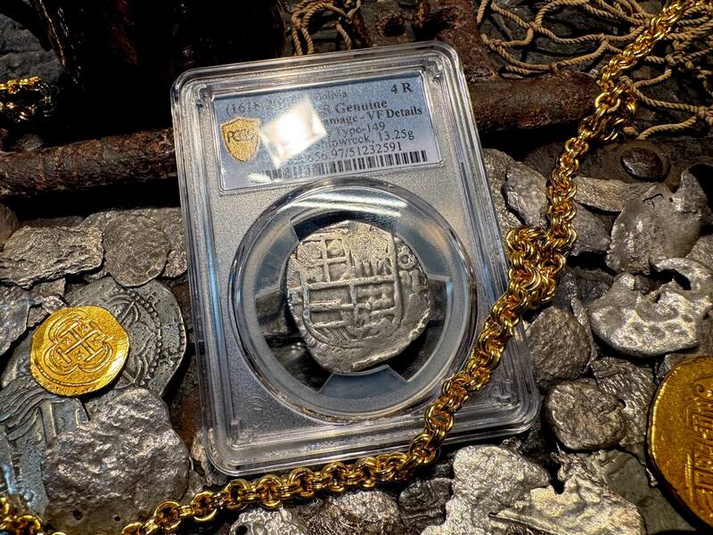 Bolivia 4 Reales 1618-20 "Atocha 1622 Shipwreck" PCGS VF