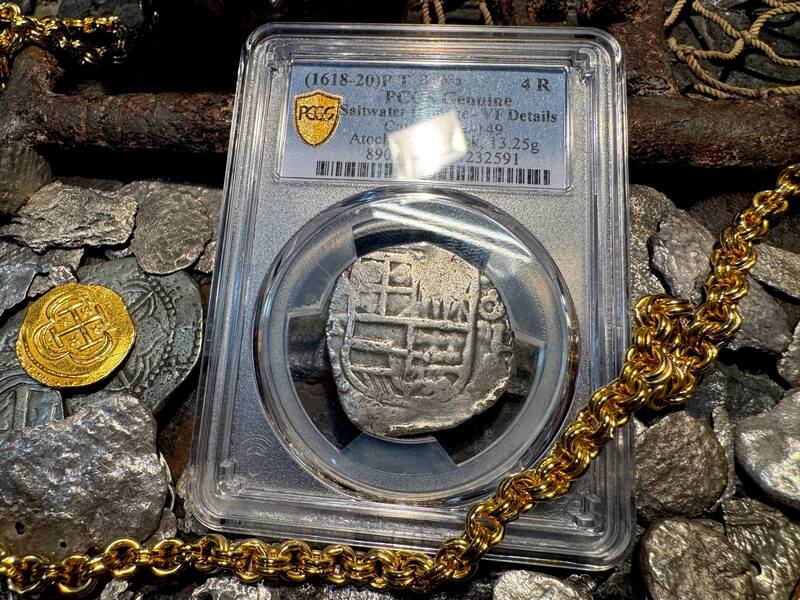 Bolivia 4 Reales 1618-20 "Atocha 1622 Shipwreck" PCGS VF 16