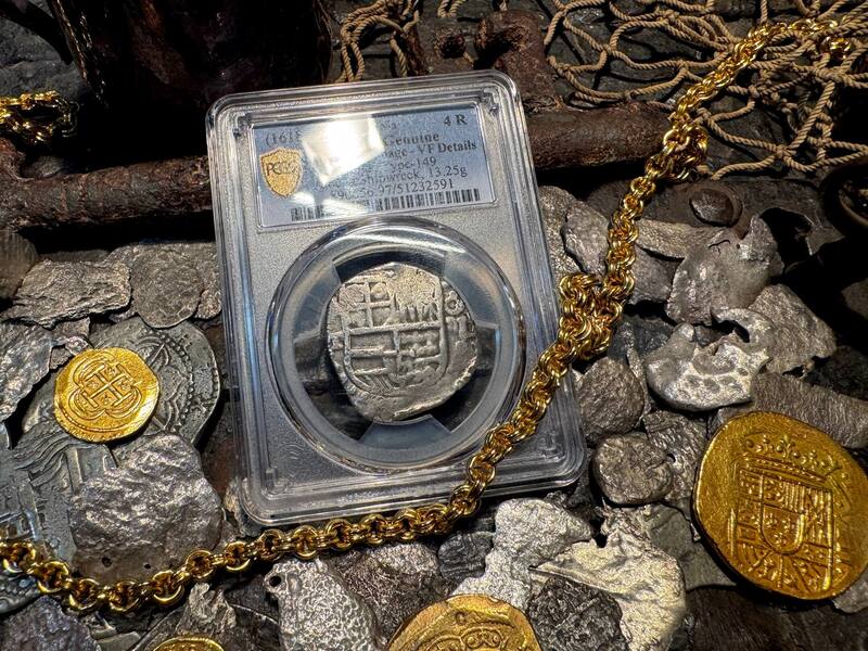 Bolivia 4 Reales 1618-20 "Atocha 1622 Shipwreck" PCGS VF 18