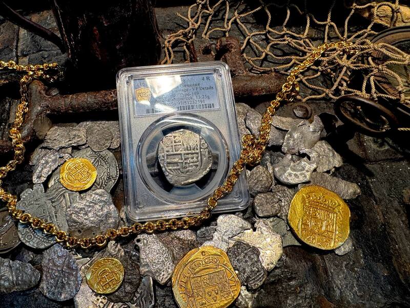 Bolivia 4 Reales 1618-20 "Atocha 1622 Shipwreck" PCGS VF 19