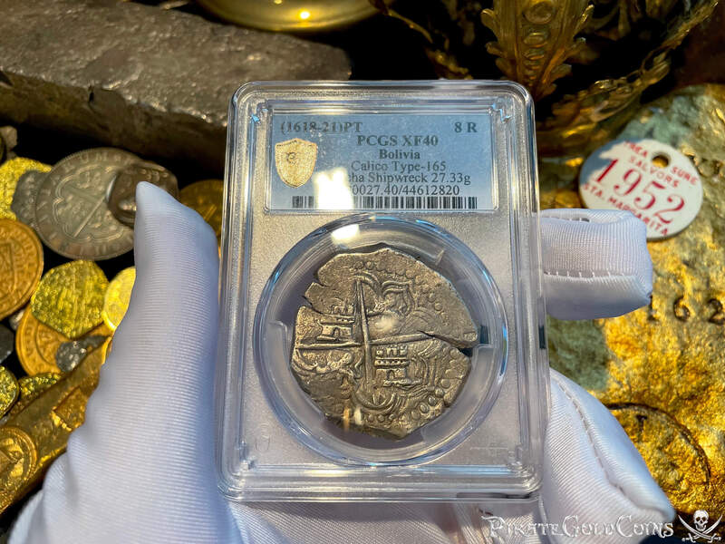 Bolivia 8 Reales 1618-21 "Atocha 1622 Shipwreck" PCGS 40 2