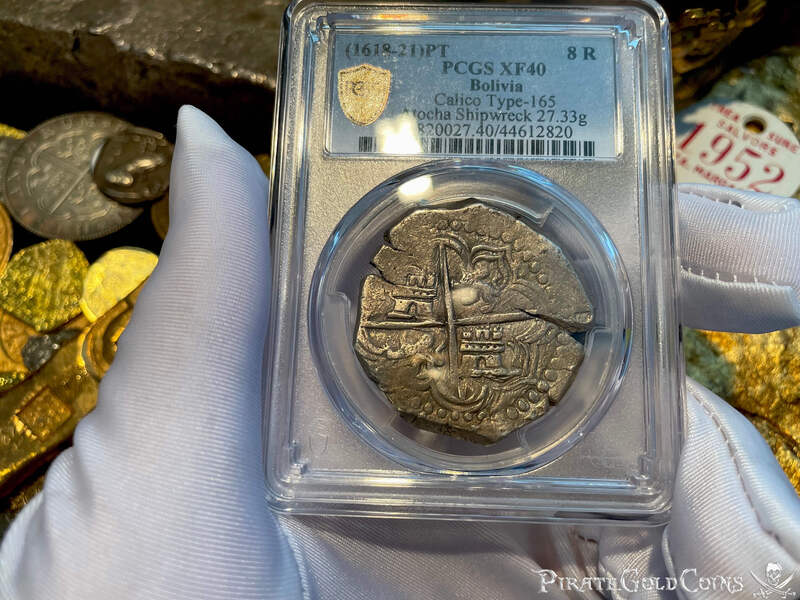 Bolivia 8 Reales 1618-21 "Atocha 1622 Shipwreck" PCGS 40 4