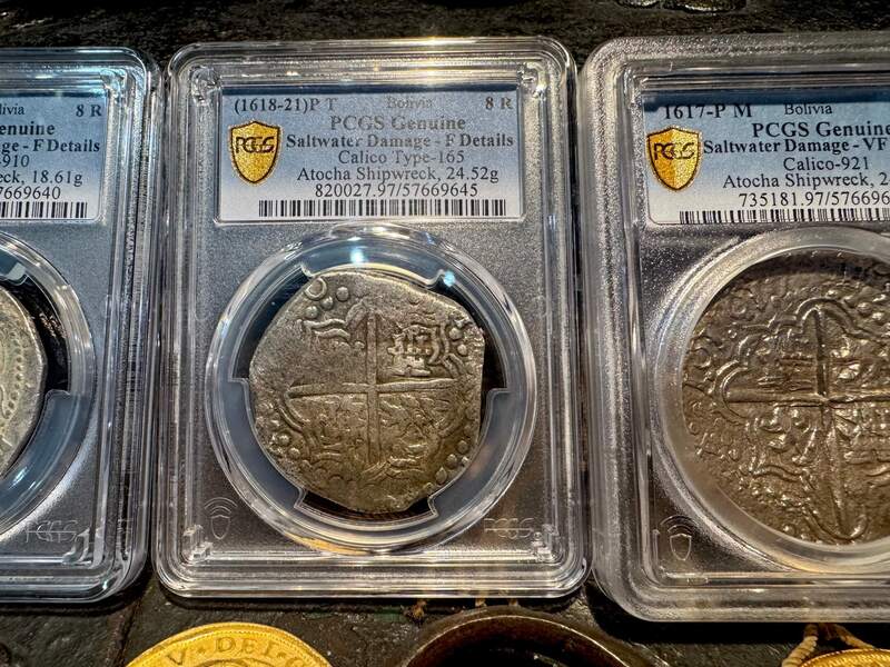 Bolivia 8 Reales 1618-21 "Atocha 1622 Shipwreck" PCGS F 23