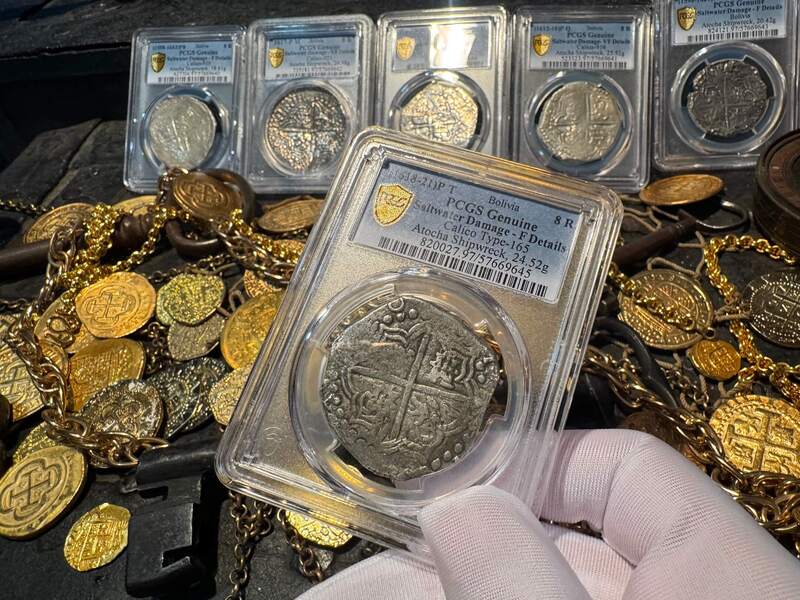 Bolivia 8 Reales 1618-21 "Atocha 1622 Shipwreck" PCGS F 30