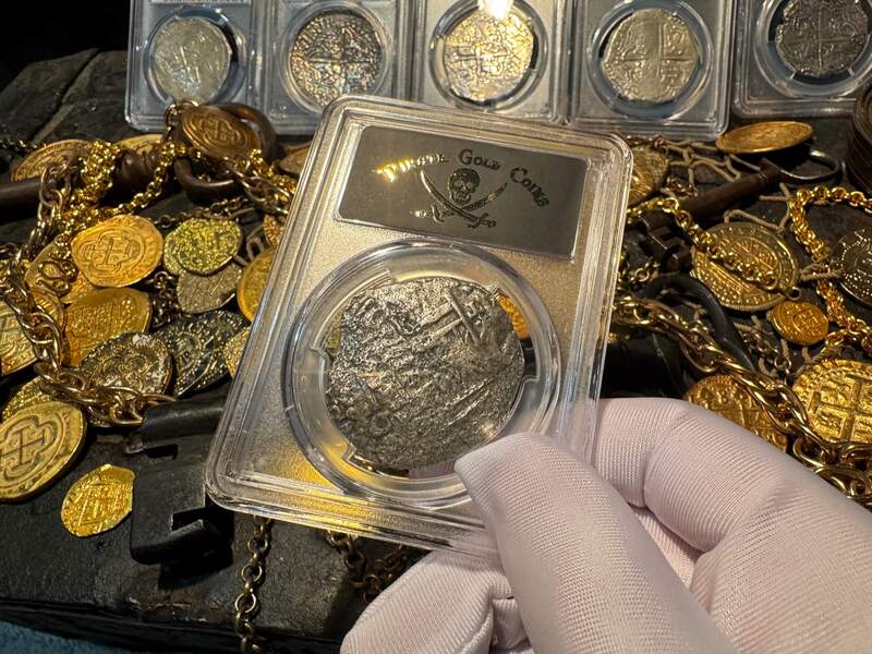 Bolivia 8 Reales 1618-21 "Atocha 1622 Shipwreck" PCGS F 15