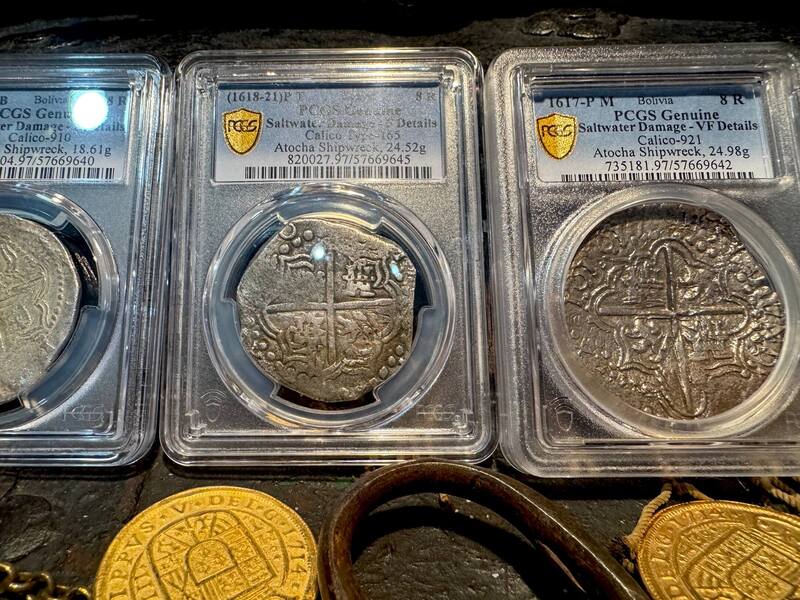 Bolivia 8 Reales 1618-21 "Atocha 1622 Shipwreck" PCGS F 25