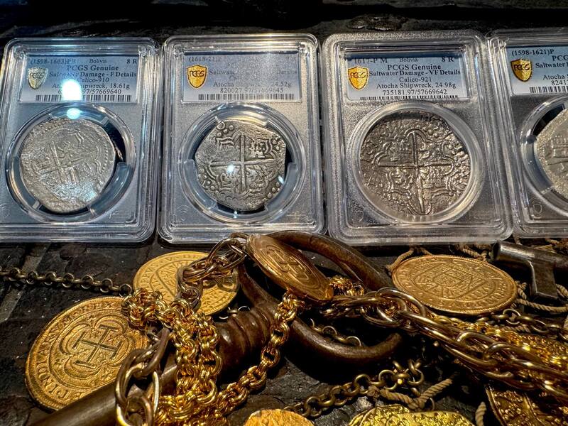Bolivia 8 Reales 1618-21 "Atocha 1622 Shipwreck" PCGS F 22