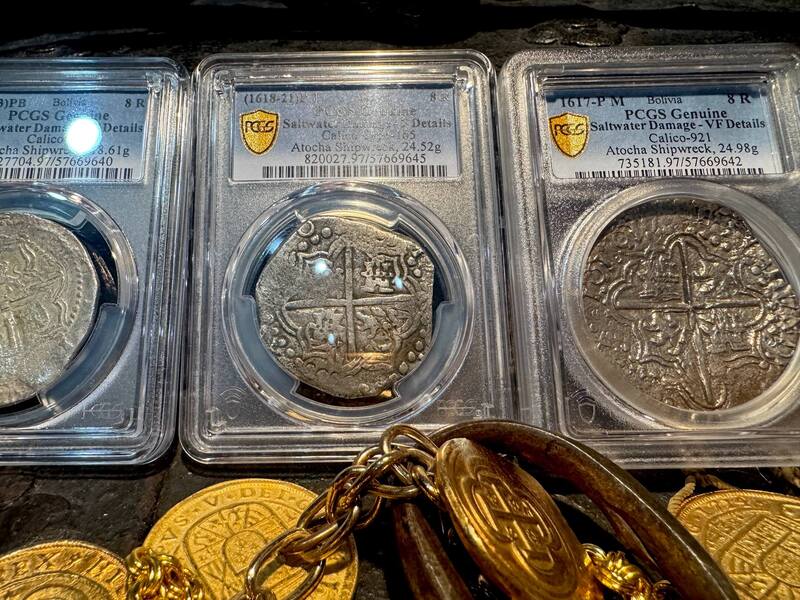 Bolivia 8 Reales 1618-21 "Atocha 1622 Shipwreck" PCGS F 24