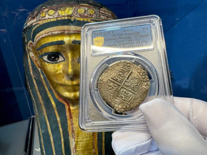 Bolivia 8 Reales 1618-21 "Atocha Research Collection" PCGS VF 6