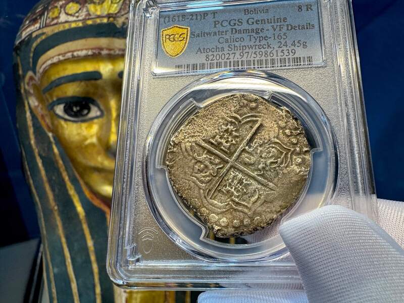 Bolivia 8 Reales 1618-21 "Atocha Research Collection" PCGS VF